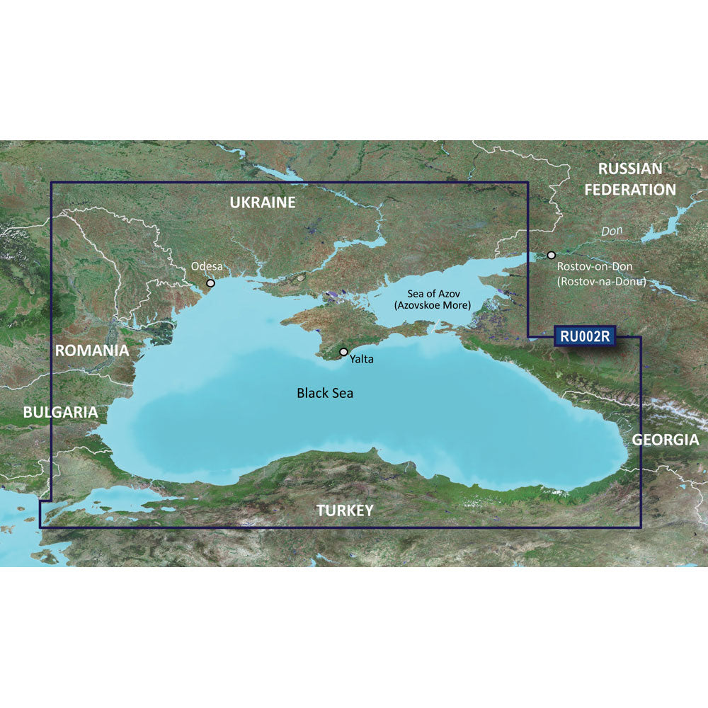 Garmin BlueChart g3 HD - HXRU002R - Black Sea  Azov Sea - microSD/SD [010-C1064-20] - PrepTakers - Survival Guide Information & Products