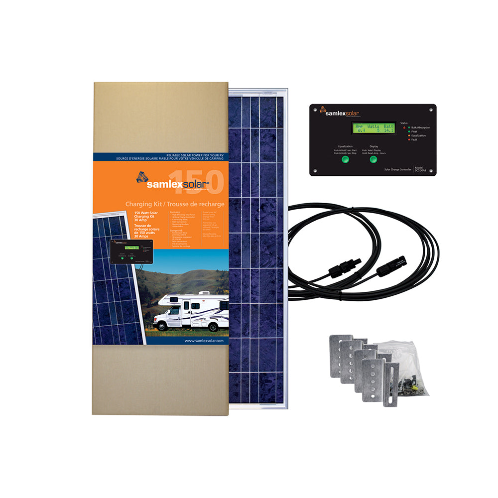 Samlex Solar Charging Kit - 150W - 30A [SRV-150-30A] - PrepTakers - Survival Guide Information & Products