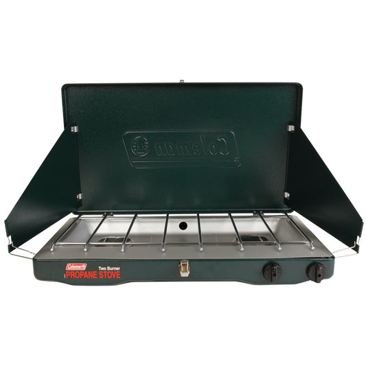 Coleman PerfectFlow 2-Burner Classic Stove - Propane [2000037883] - PrepTakers - Survival Guide Information & Products