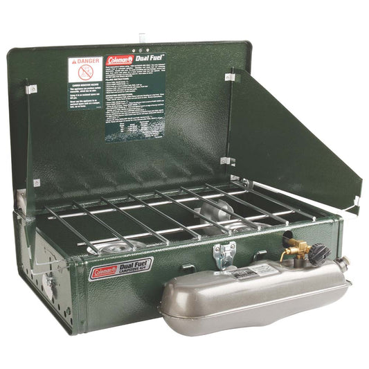 Coleman Dual Fuel 2 Burner Stove [3000006611] - PrepTakers - Survival Guide Information & Products