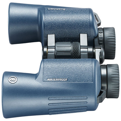 Bushnell 8x42mm H2O Binocular - Dark Blue Porro WP/FP Twist Up Eyecups [134218R] - PrepTakers - Survival Guide Information & Products