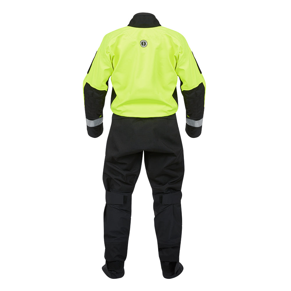 Mustang Sentinel Series Water Rescue Dry Suit - Fluorescent Yellow Green-Black - XXXL Regular [MSD62403-251-3XLR-101] - PrepTakers - Survival Guide Information & Products