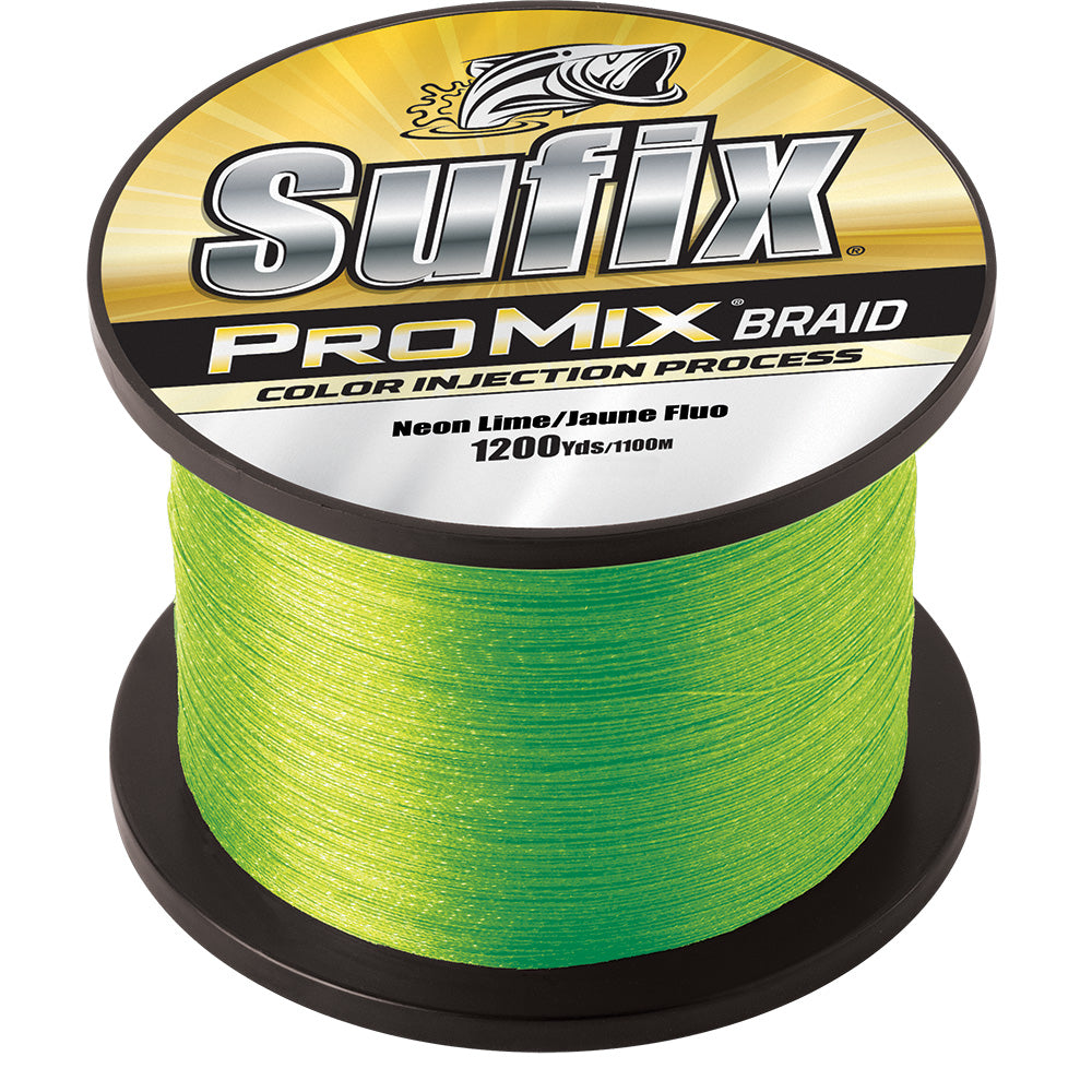 Sufix ProMix Braid - 10lb - Neon Lime - 1200 yds [630-310L] - PrepTakers - Survival Guide Information & Products