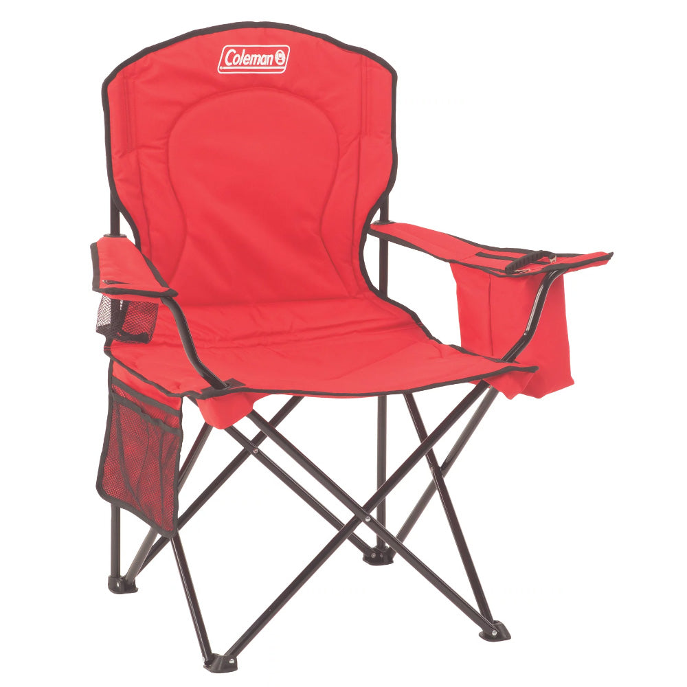 Coleman Cooler Quad Chair - Red [2000035686] - PrepTakers - Survival Guide Information & Products