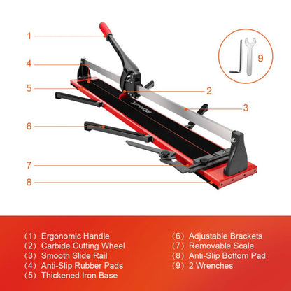 48 Inch Manual Tile Cutter Porcelain Cutter Machine - PrepTakers - Survival Guide Information & Products