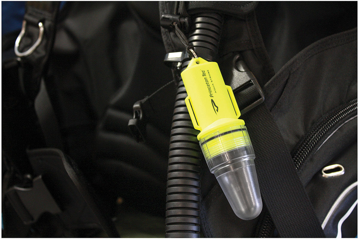 AQUA STROBE LED - NEON YELLOW - PrepTakers - Survival and Outdoor Information & Products